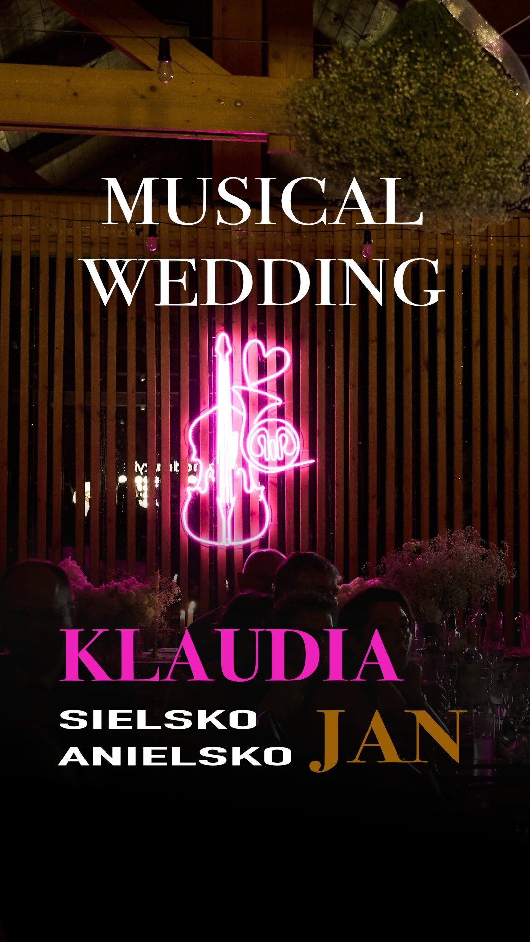 Klaudia & Jan: Musical Wedding

Widzieliśmy wiele, ale to wydarzenie…
Pierwszy raz uczestniczyliśmy w czymś tak spektakularnym - tu miłość nie tylko było widać, ale przede wszystkim SŁYCHAĆ 🎻
Koniecznie obejrzyjcie z dźwiękiem!

Sielsko, anielsko i na poziomie, który trudno opisać słowami. To był prawdziwy koncert emocji. Kochamy swoją pracę za tak wyjątkowych ludzi jak Wy!
Dziękujemy 🤍

@djpanodmuzyki 
@anielskosielsko 
@rolkaolka_content 
@zimnickaweddingart 

MUSICAL WEDDING | SIELSKO ANIELSKO | WEDDING TRAILER

#filmslubnywarszawa#ślubmarzeń#musicalvibes#weddingmovie